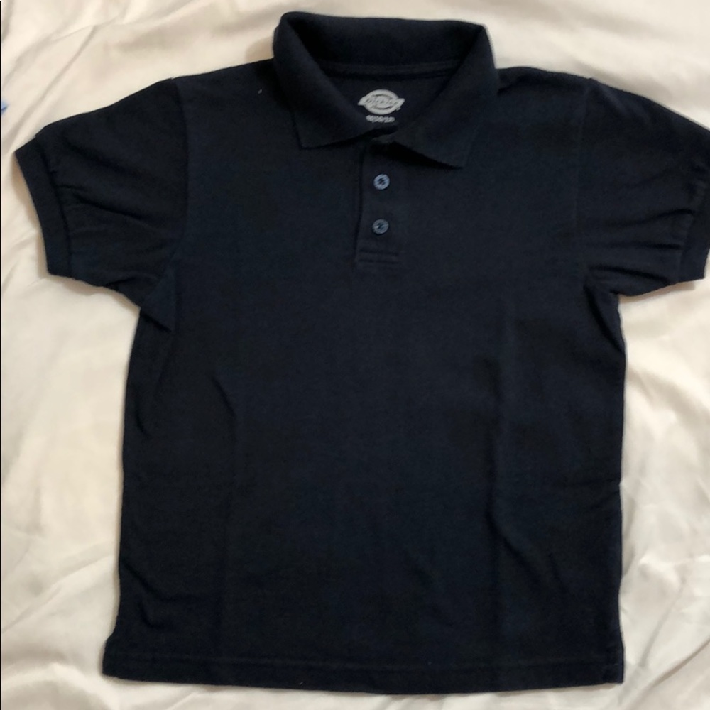 👕 Dickie’s navy blue polo shirt boys med BOGO